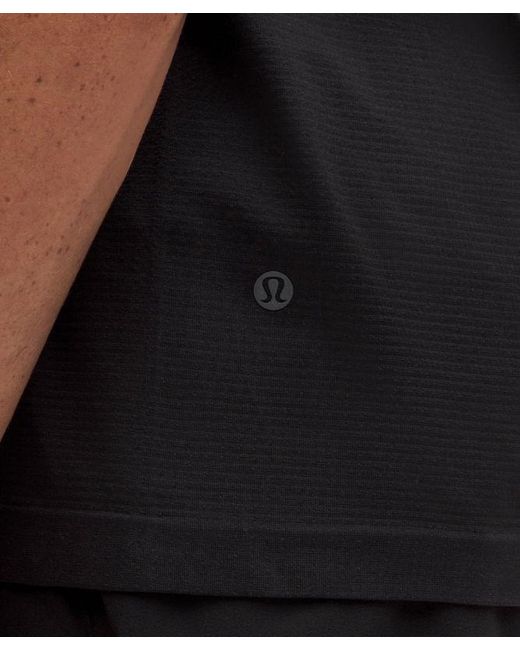 lululemon athletica Black Metal Vent Tech Short-Sleeve Shirt for men