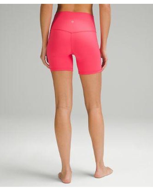 lululemon athletica Pink Aligntm High-rise Shorts 6"