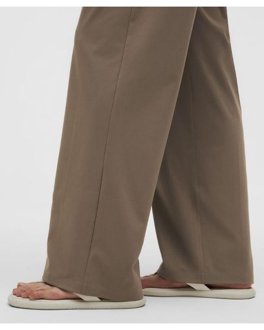 lululemon athletica Natural Daydrift High-Rise Straight-Leg Trouser