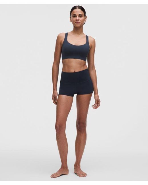 lululemon athletica Blue Flexyflex Strappy Yoga Bra