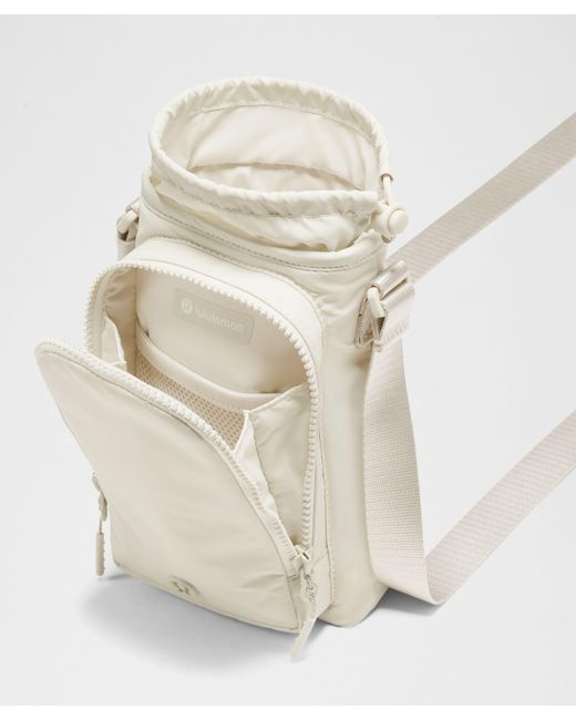 lululemon athletica White Water Bottle Crossbody With Front Pocket 2L