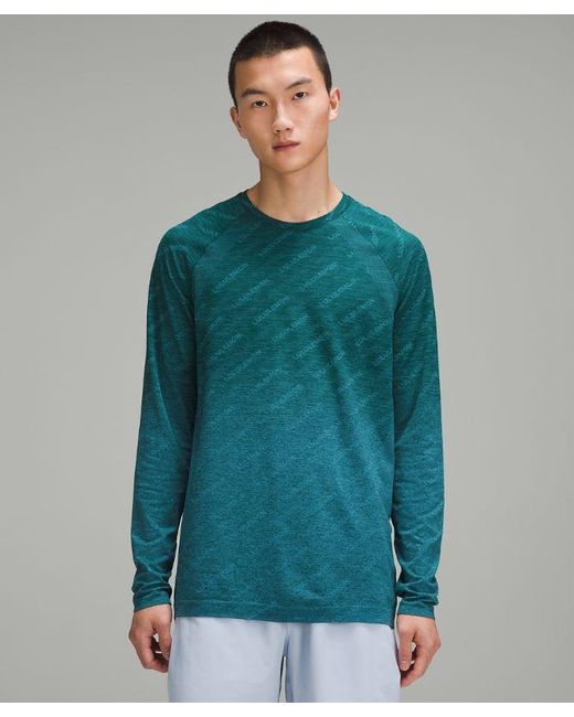 lululemon athletica Green – 'Metal Vent Tech Long-Sleeve Shirt – – for men
