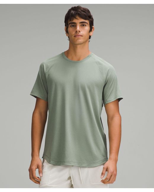 lululemon athletica Green License To Train Short-sleeve Shirt