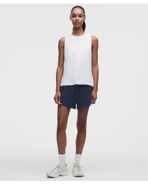 lululemon athletica Blue Court Rival High-Rise Short 3"