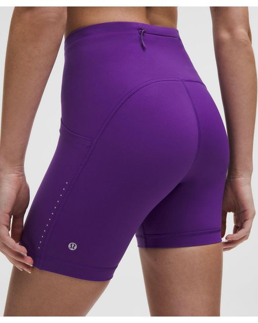 lululemon athletica Pink Swift Speed High-Rise Short 6"