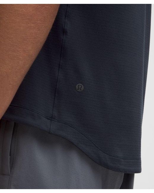 lululemon athletica Blue – License To Train Short-Sleeve Shirt – – Size Large for men