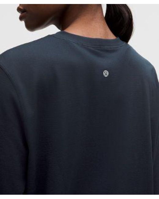 lululemon athletica Blue – Swiftly Relaxed Long-Sleeve Shirt Hip Length Fit – – Size 14