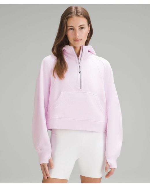 lululemon athletica Scuba Oversized Half-zip Hoodie - Color Pink - Size  Xl/2xl