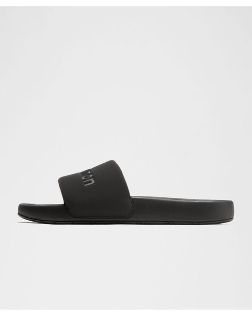 lululemon athletica Black Restfeel Slide