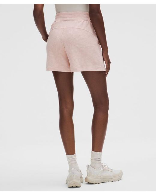 lululemon athletica Pink Scuba High-Rise Short 5"