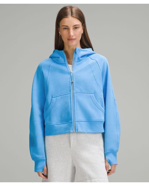 lululemon athletica Blue Scuba Oversized Full-zip Hoodie