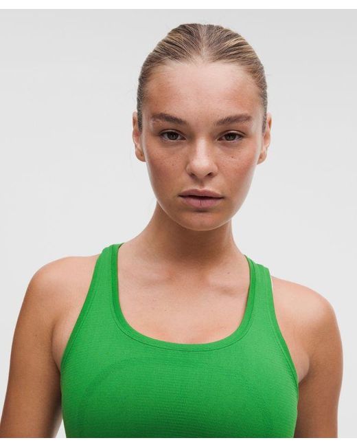 lululemon athletica Green – Swiftly Tech Racerback Tank Top 2.4 Waist Length – – Size 4