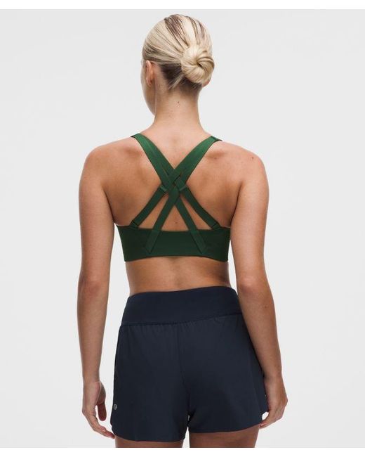 lululemon athletica Green Energy Zip-Front Bra