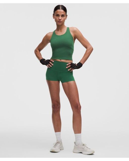 lululemon athletica Green Wunder Train Racerback Tank Top