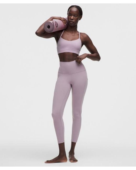 lululemon athletica Purple – Align High-Rise Pants With Pockets – 25" – /Pastel – Size 4