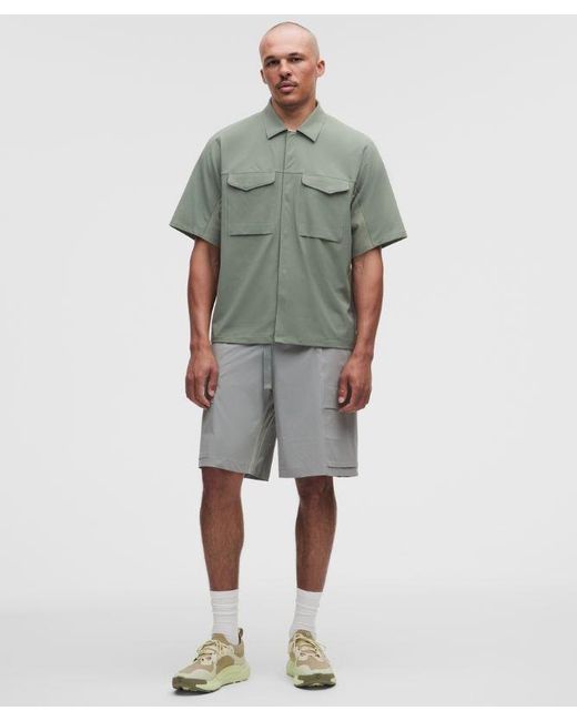 lululemon athletica Green – Uv-Protective Lightweight Hike Overshirt – /Pastel – Size Large for men