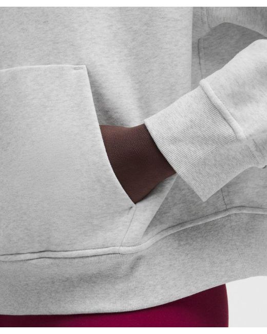 lululemon athletica Gray Steady State Superloft Hoodie