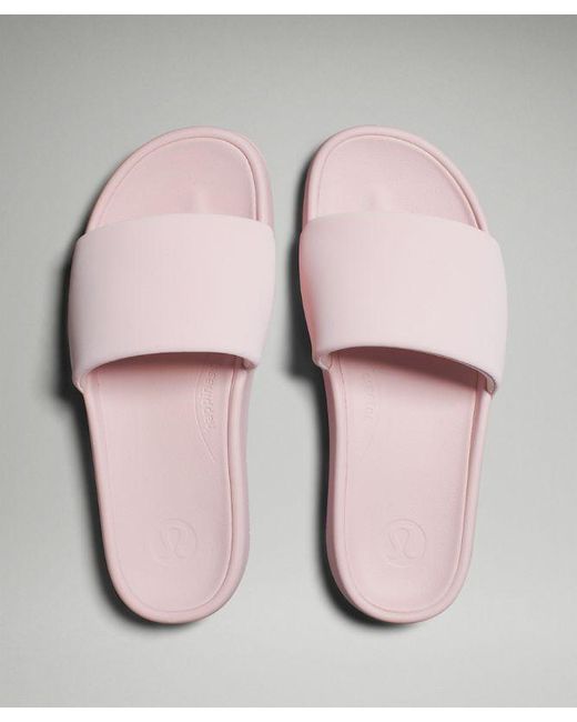 lululemon athletica Pink Restfeel Slide