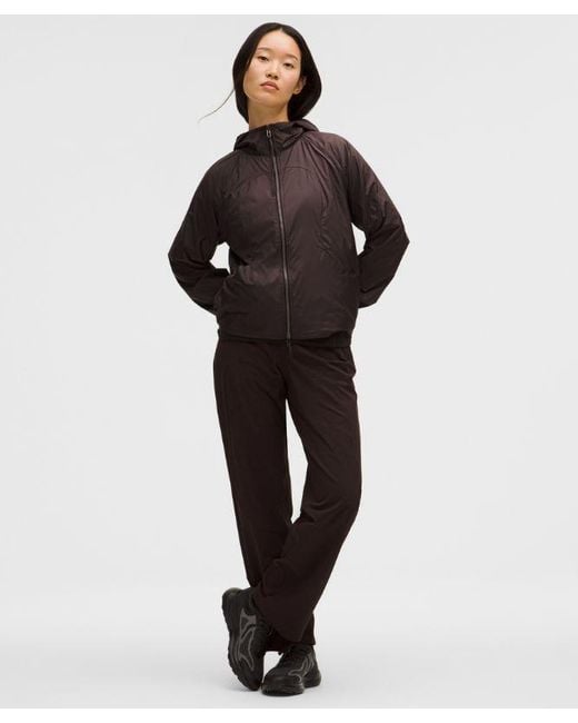 lululemon athletica Brown – Lightweight Windbreaker Jacket Slnsh Collection – – Size Large