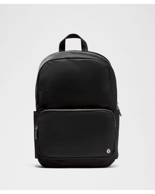 lululemon athletica Black Backpack with Side Pockets Lululemon Urban Trekker Backpack - Black - lulu fanatics main image 4