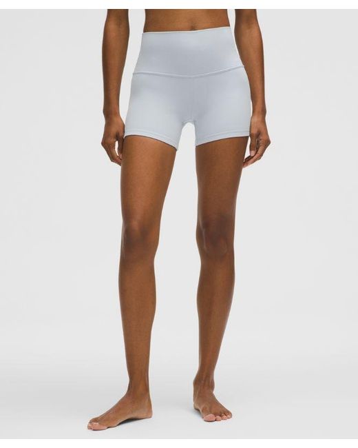 lululemon athletica Blue Align High-Rise Short 4"