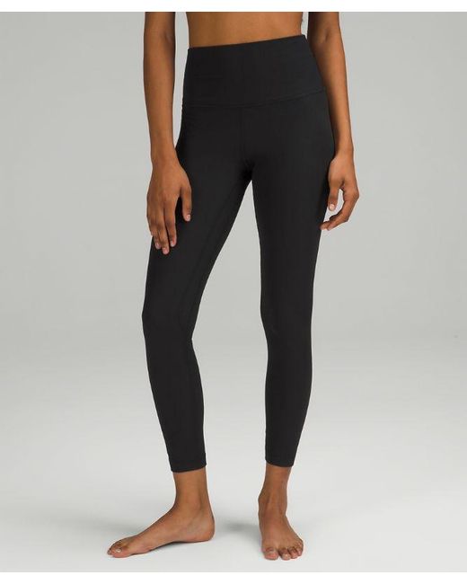 lululemon athletica Align High-rise Ribbed Pants - 25" - Color Black - Size 0