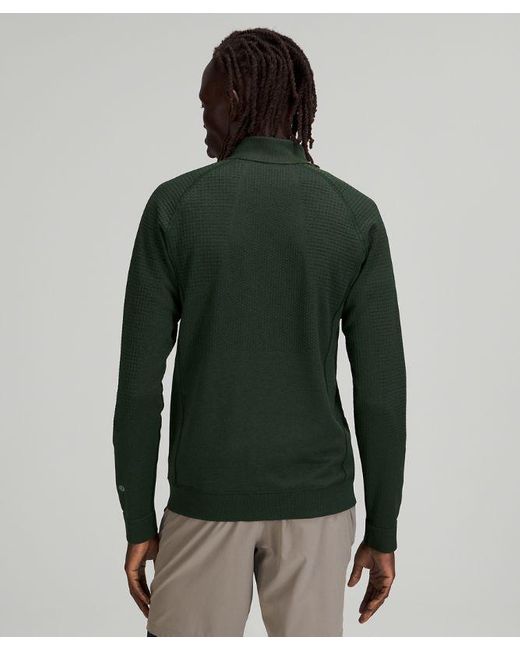 lululemon athletica Green – Engineered Warmth Half Zip Sweatshirt – – for men
