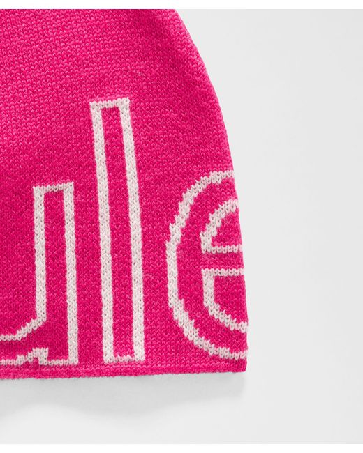 lululemon Wordmark Merino Wool Skull Beanie in Pink | Lyst display picture 1