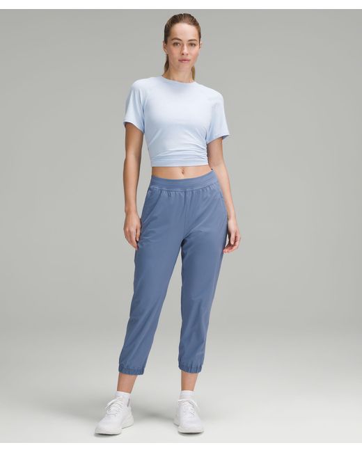 lululemon athletica Blue Adapted State High-rise Cropped Joggers