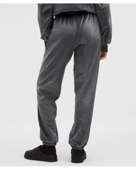 lululemon athletica Black – Scuba High-Rise Classic-Fit Jogger Velvet – – Size Large