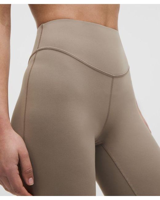 lululemon athletica Natural – Wunder Under Smoothcover High-Rise Bootcut Pants – 34" – /Khaki – Size 4
