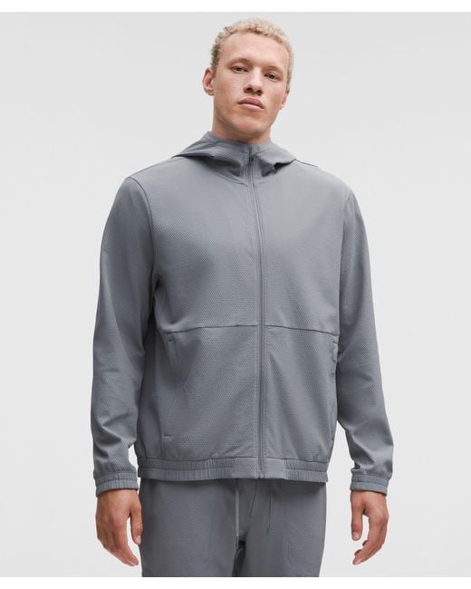 lululemon License To Train Textured Full Zip in Gray for Men | Lyst