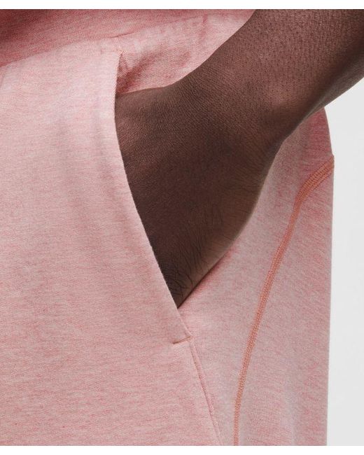 lululemon athletica Pink Becalm Relaxed-Fit Short 7" for men