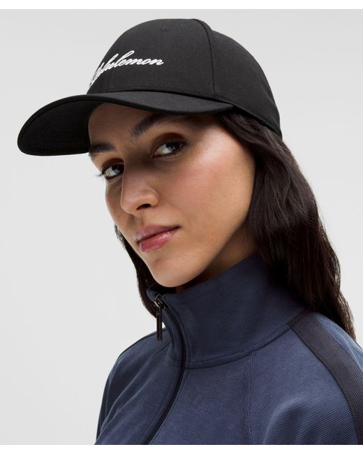 lululemon athletica Black Structured Classic Ball Cap