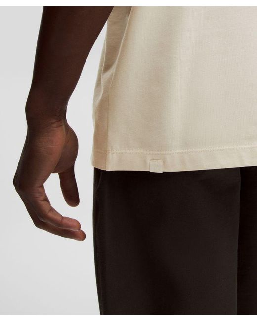 lululemon athletica Natural Heavyweight Cotton Jersey T-Shirt for men