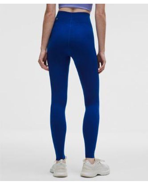 lululemon athletica Blue – Glow Up Super-High-Rise Tight Leggings – 28" – – Size 4