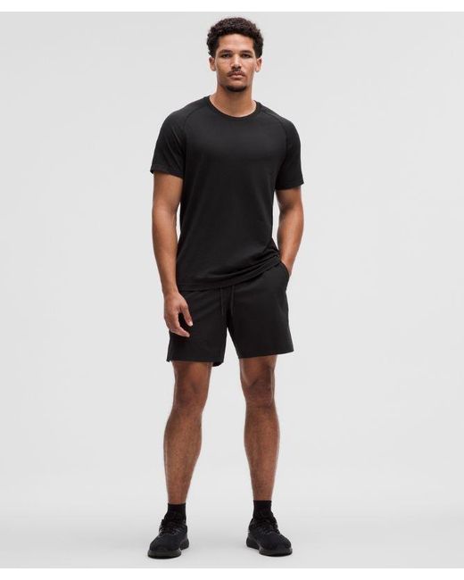 lululemon athletica Black Metal Vent Tech Short-Sleeve Shirt for men