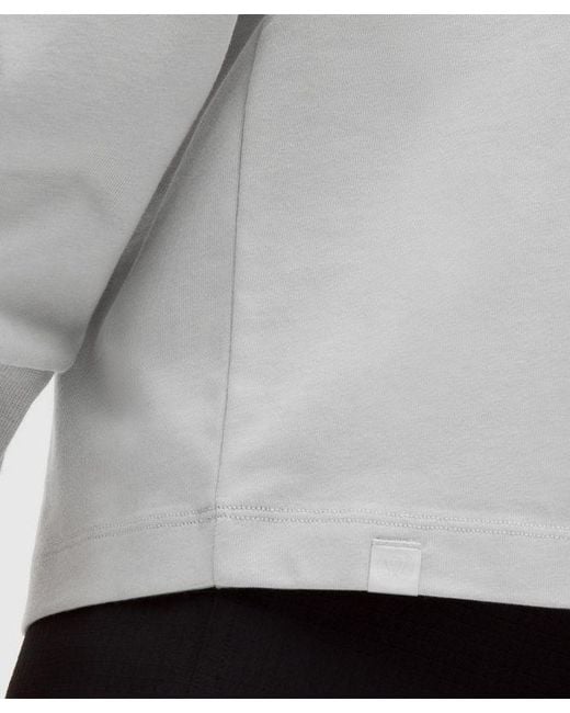 lululemon athletica Gray – Heavyweight -Jersey Long-Sleeve Shirt London – – Size Small for men