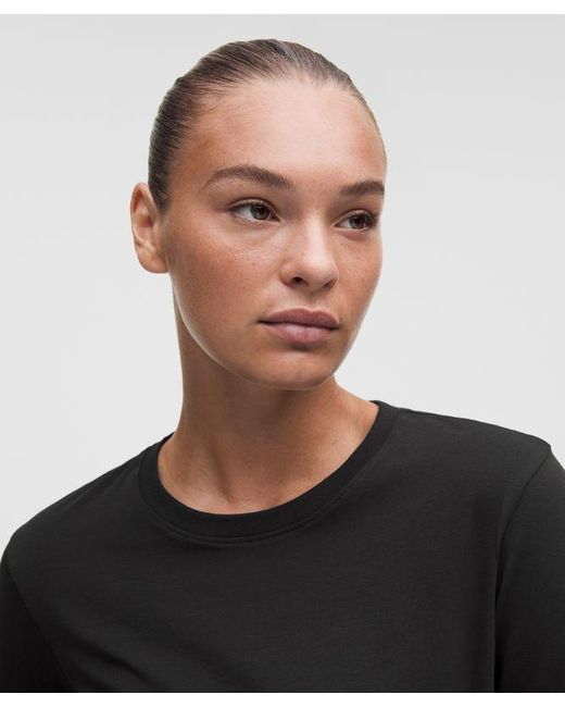 lululemon athletica Black The Classic Jersey Long-Sleeve Tee