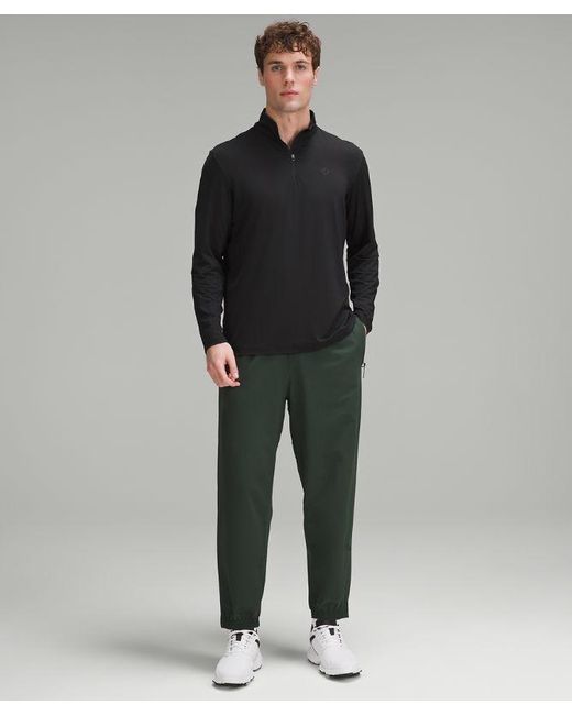 lululemon athletica Gray Long-sleeve Golf Half Zip