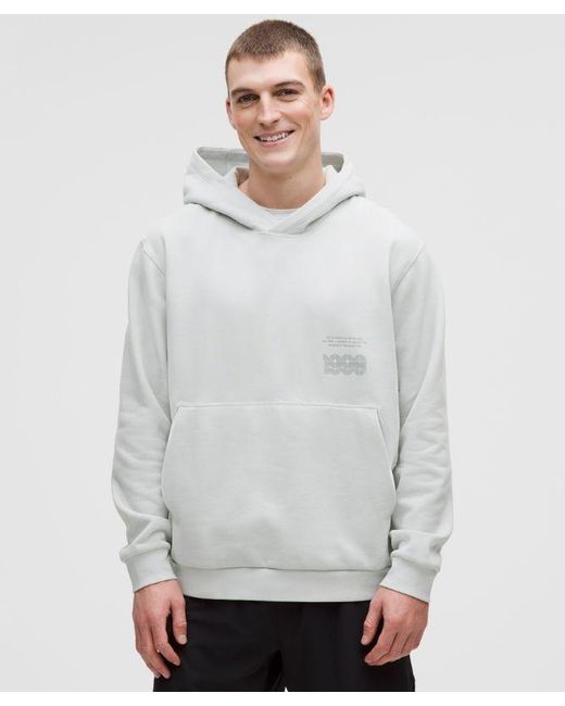 lululemon athletica Gray Steady State Pullover Hoodie for men