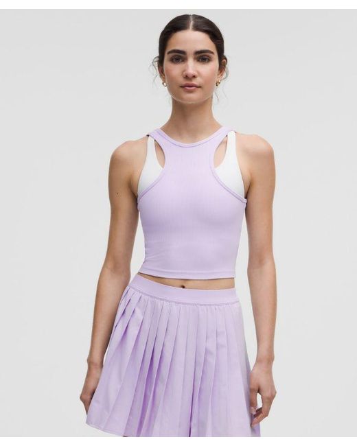 lululemon athletica Purple Power Pivot Training Tank Top