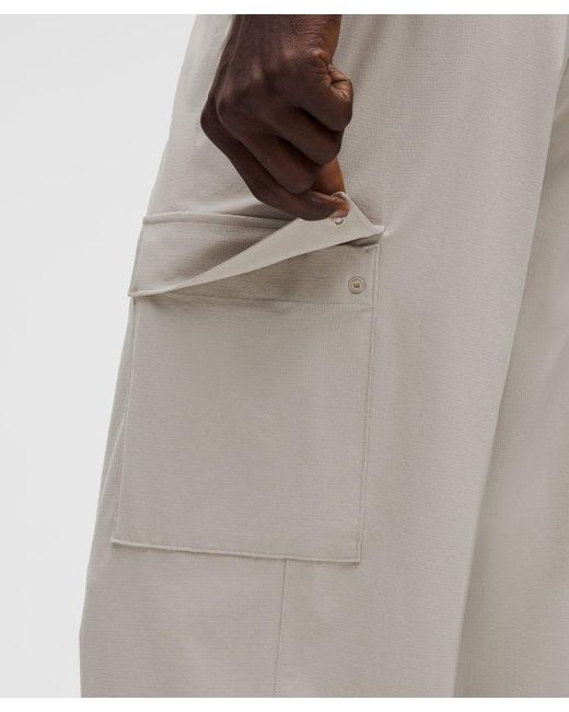 lululemon athletica Black Stretch-Ripstop Relaxed Cargo Pant for men