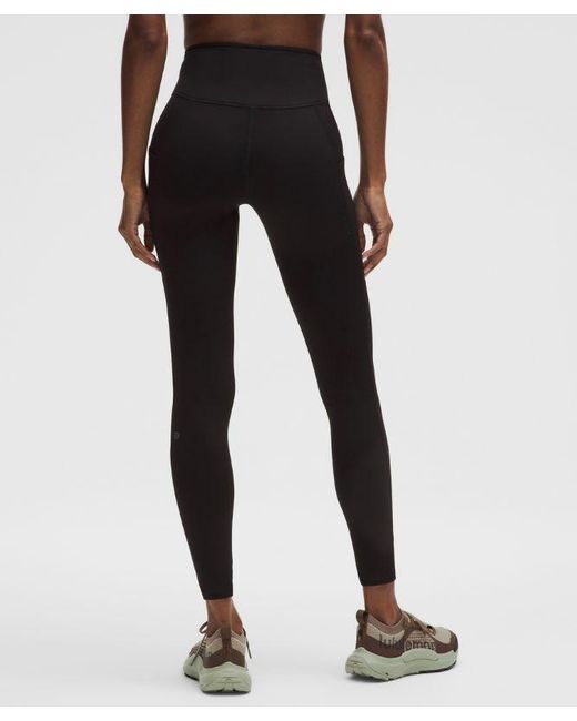 lululemon athletica Black Fast And Free High-Rise Thermal Tight 28"