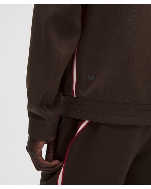 lululemon athletica Brown – Pace Breaker Track Jacket Knit – – Size Large for men