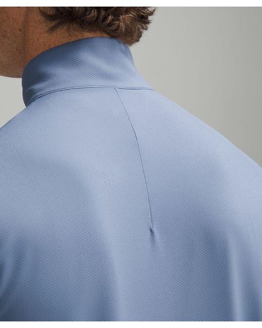 lululemon athletica Blue Long-sleeve Golf Half Zip for men