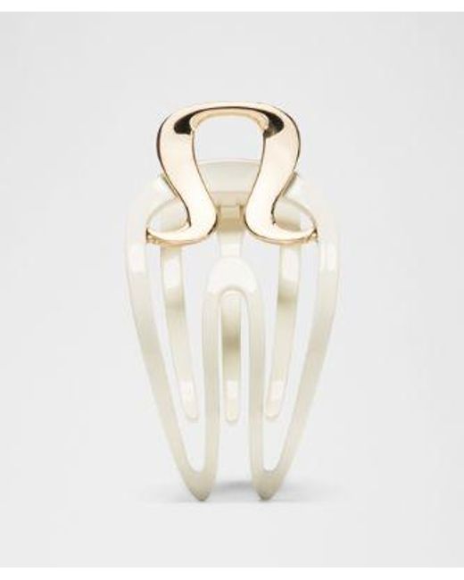 lululemon athletica White Yoga Claw Hair Clip