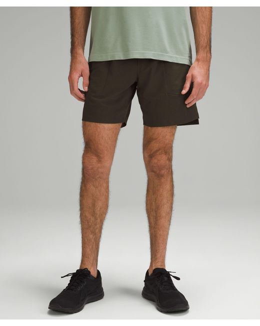 lululemon athletica Green – License To Train Linerless Shorts – 7" – – for men