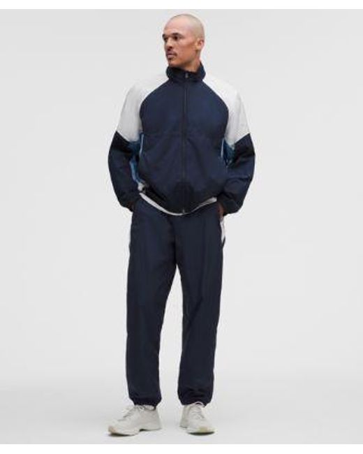 lululemon athletica Blue – Nylon Relaxed Track Pants Regular – – Size Large for men
