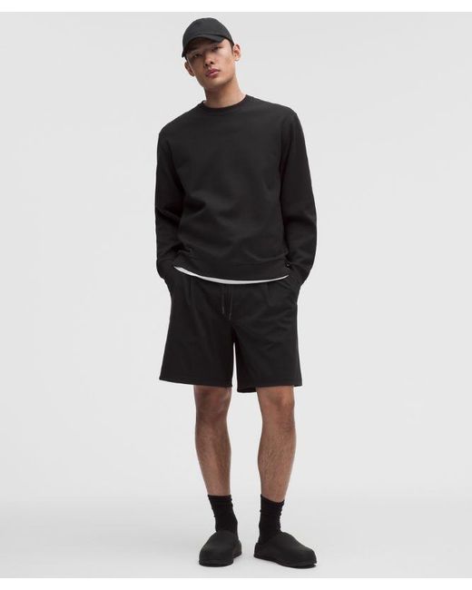 lululemon athletica Black Grand Standard Long-Sleeve Crew for men